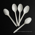 Biodegradable white spoon 4.5"  in USA/European Market